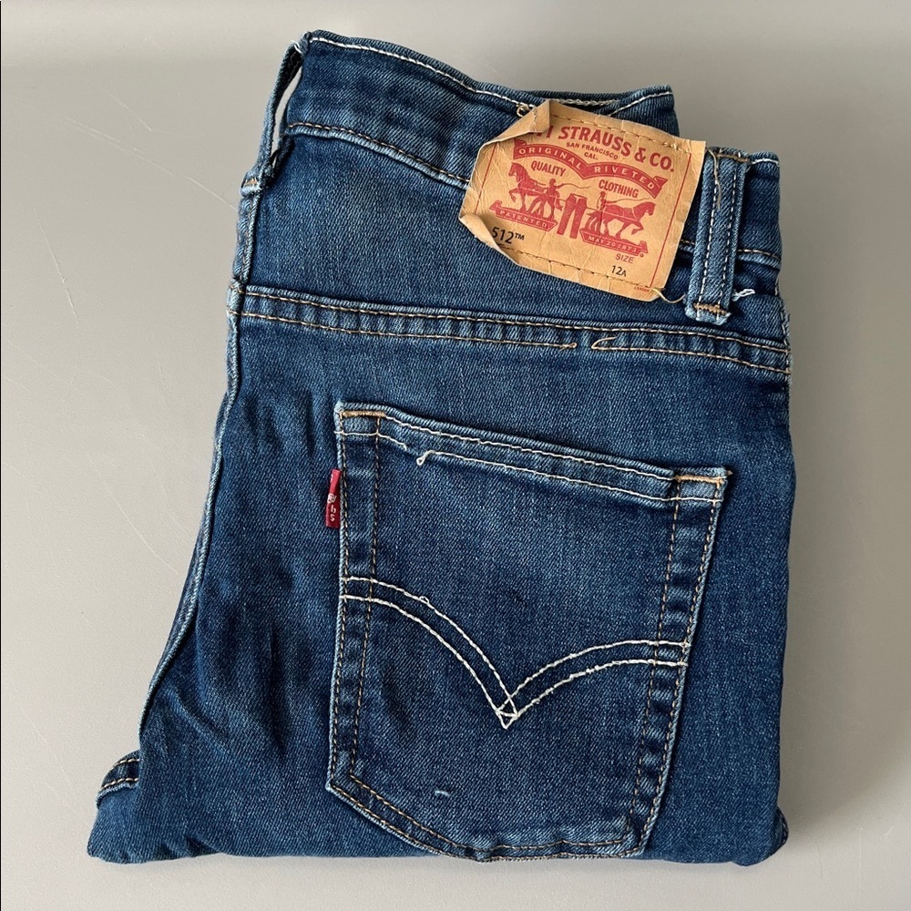 Levi's 512 Slim Taper Jean Kids Size 12 *Fair condition